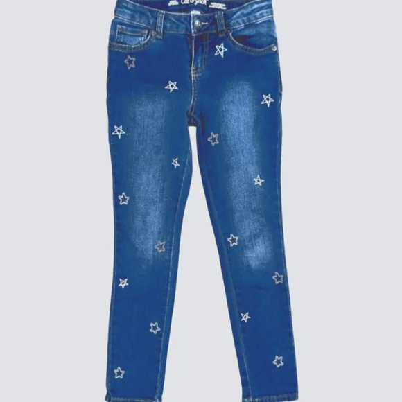 Gymboree Girl Tshirt & Cat & Jack Denim with Star Accents Size 8 - Picture 3 of 6